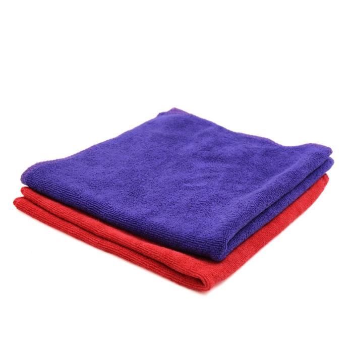 10 X Microfibre Chiffons chiffon chiffon à lustrer nettoyage Tissu en Microfibre Fenêtre Voiture