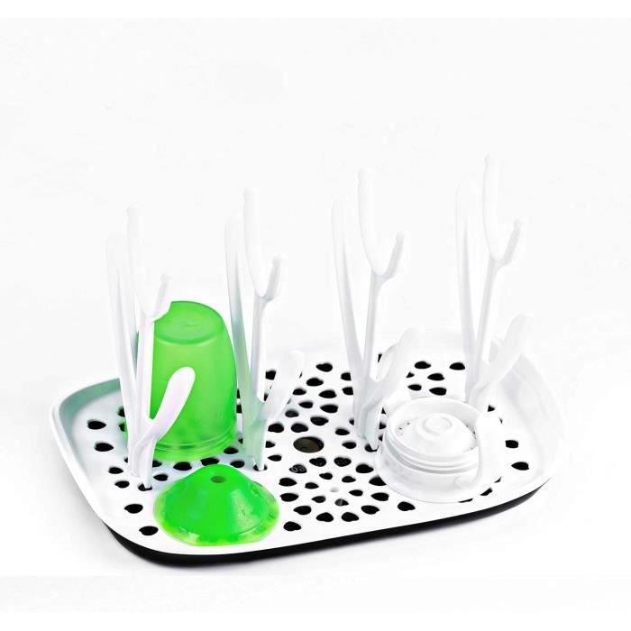 Égouttoir à Biberons Herbe - Séchage Aéré Pour Biberons Et Accessoires Bébé - 14