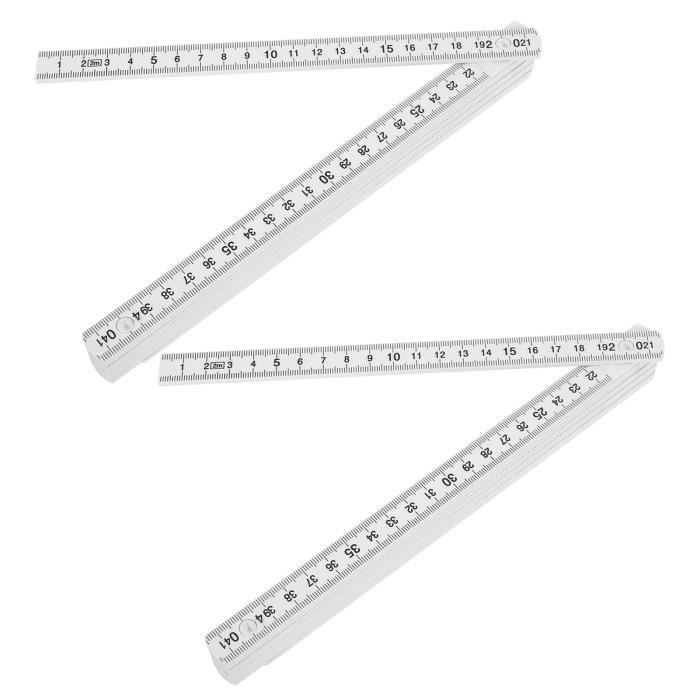 A38 - Règle pliante professionnelle - 2 mètres - Orac Decor