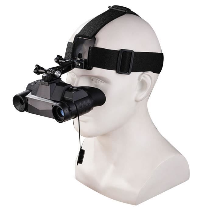 Lunettes de vision nocturne | Jumelles 3D 4K montées sur la tête avec