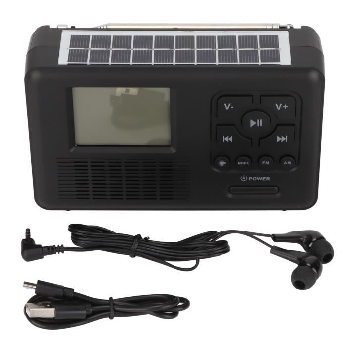 TMISHION Mini radio AM FM Radio à ondes courtes AM FM double bande à ...