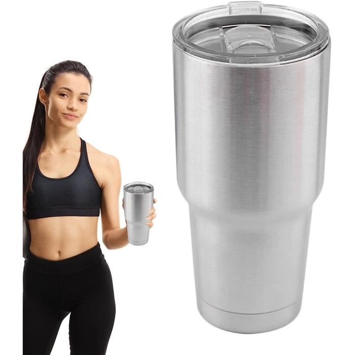 Rae Dunn Gobelet isotherme en acier inoxydable pour vin rouge