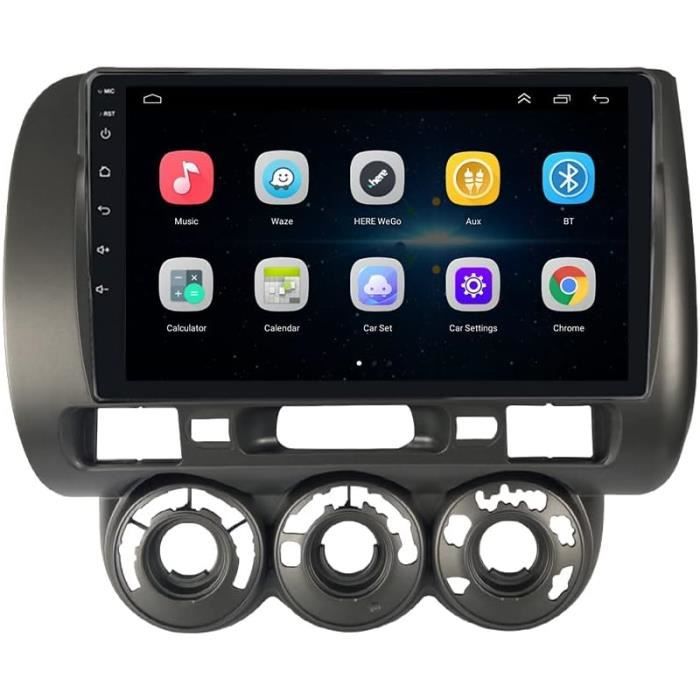 Android 13 Auto Radio 9 Inch Touchscreen voor Honda Jazz Fit 2014-2020 met Navigatie CarPlay Android Auto Bluetooth WiFi FM USB Stuurwielafstandsbediening(2 32GB 4Core