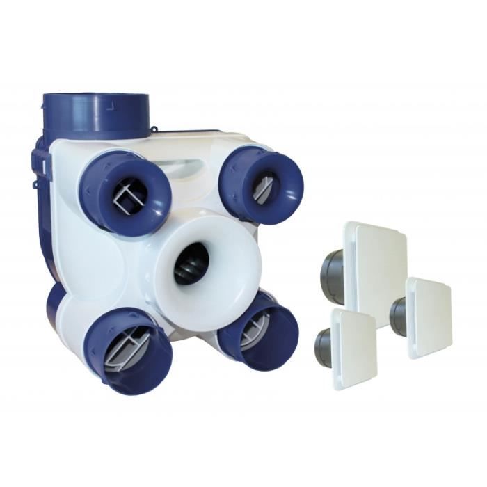 Kit VMC - UNELVENT - Deco 2 K - Autoréglable