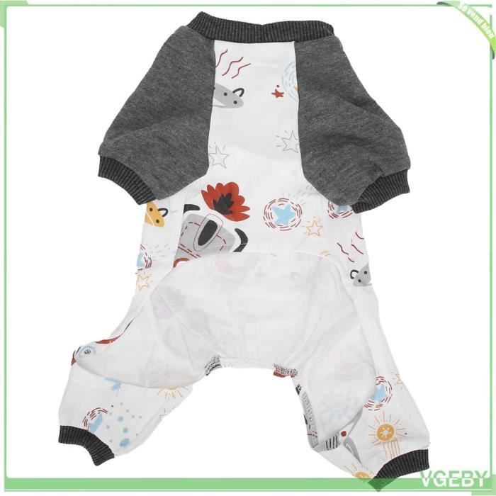 Meilleurs prix pour Pyjama pour chien Vêtements pour chiots Vêtements de Chiens de Compagnie Combinaison Chiot Pyjama animalerie blouson M.