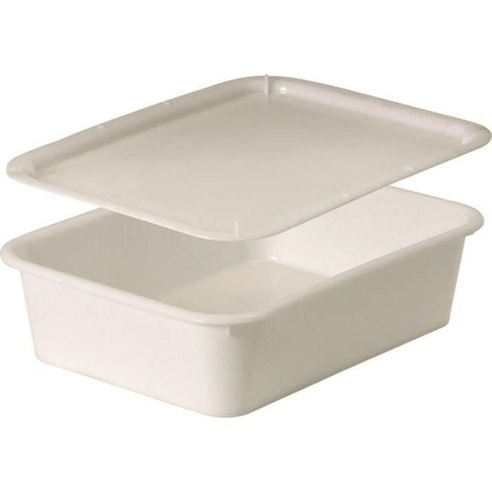 Couvercle Transparent Pour Bac Plat 10 L - Double Fonction Fermeture & Ventilation