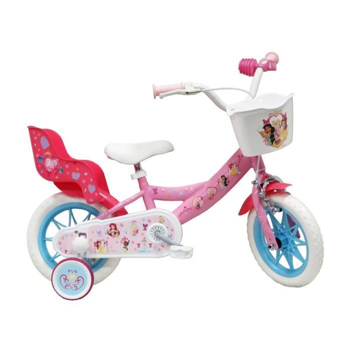 Velo Enfant 12 DISNEY PRINCESS - 3 à 5 Ans - Rose
