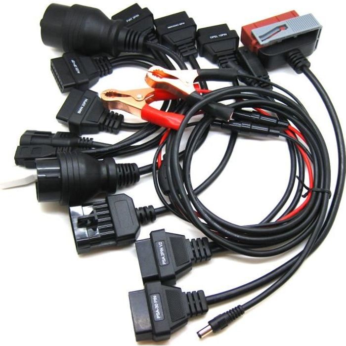 EBTOOLS 1 à 2 OBD Adaptateur Splitter Y Câble Extension Cordon Voiture Diagnostic Scan Tool Noir 