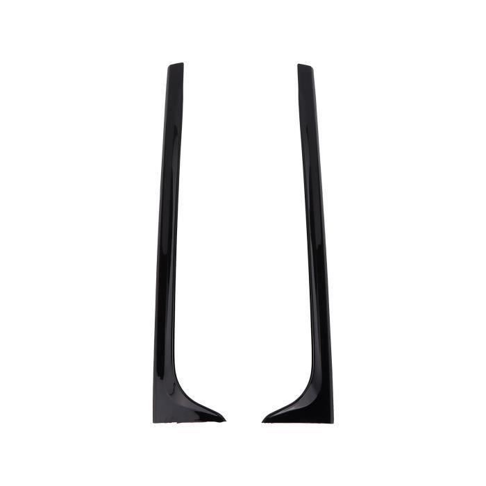 Ailerons Latéraux Lunette Arrière Pour Seat Leon 5F FR (2013-2021) - 2 Pièces Noires Brillantes - Adhésif 3M - Design Sportif - 4