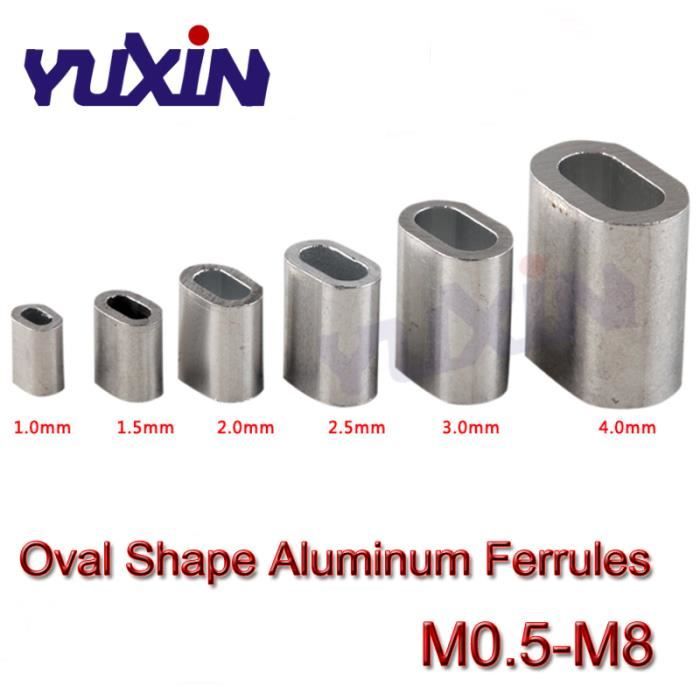 Lot De 250 Manchons En Cuivre Pour Sertissage Câble - Connecteurs Tubes KF - Neuf