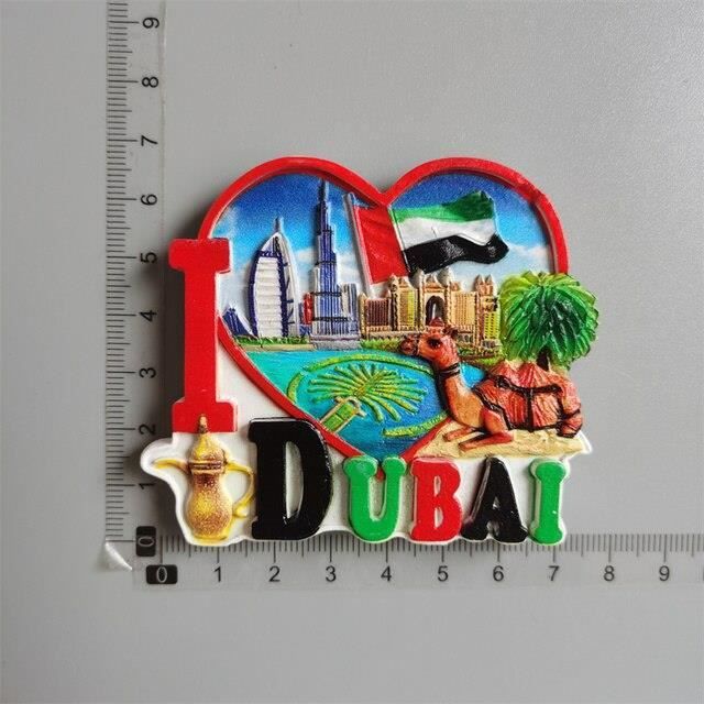 love dubaiAimants De Réfrigérateur, Souvenirs Touristiques