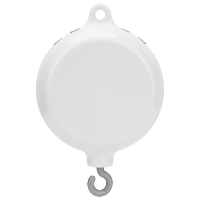 Boîte à Musique Mobile Pour Lit Bébé - 12 Mélodies, Rotation Lente, Télécommande, Pendentifs Animaux Inclus