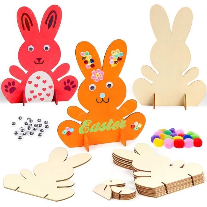 Bricolage Pâques enfant : fabriquer un lapin avec une assiette en Bricolage Pâques enfant : fabriquer un lapin avec une assiette en