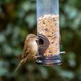 HOMNOBLE Mangeoire à Oiseaux Suspendue Etanche alimentation décor d'oiseaux de jardin en plein air -1