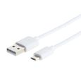 Câble Chargeur Micro USB - Blanc 1M-1