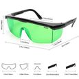 Huepar Protection des yeux Lunettes de sécurité pour laser vert et rouge UV lasers-1