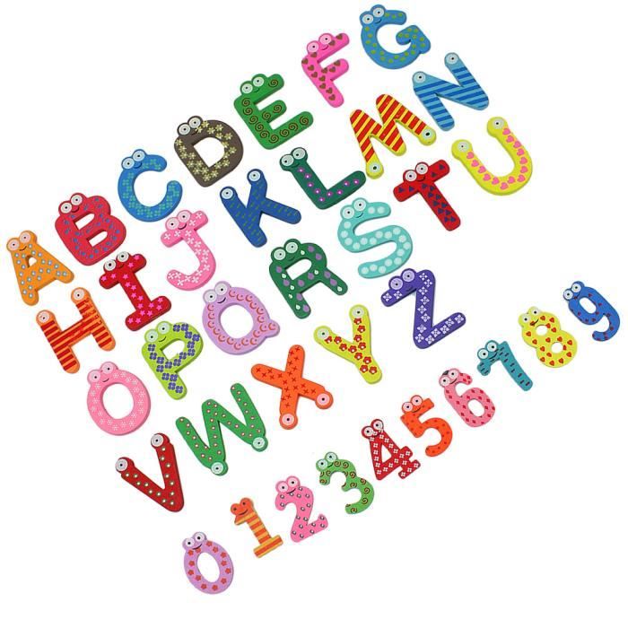 Lettres Magnétiques pour Réfrigérateur Alphabet Enfant Lettres Magnetiques Alphabet  Magnetique Lettre Magnetique Enfant Préscolaire - Cdiscount Jeux - Jouets