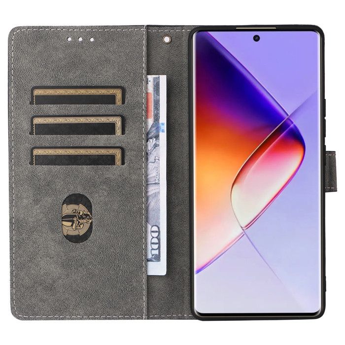 Etui Infinix Note 40 Pro 4G Premium Business housse de protection antichoc avec Support Protection Noir Cdiscount Telephonie