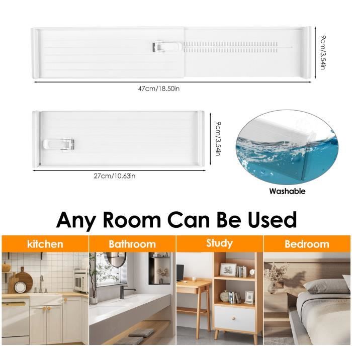 Organisateur De Séparateurs De Tiroirs Réglables - Séparateurs De Tiroirs Pour Vêtements