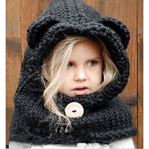 Chapeau Bonnet Enfant Hiver Bébé,Ensemble Set de 3 pièces Bonnet Chapeau Echarpe  Gant Tricot Enfant Chaud Enfant Bébé Fille Garçon B - Cdiscount