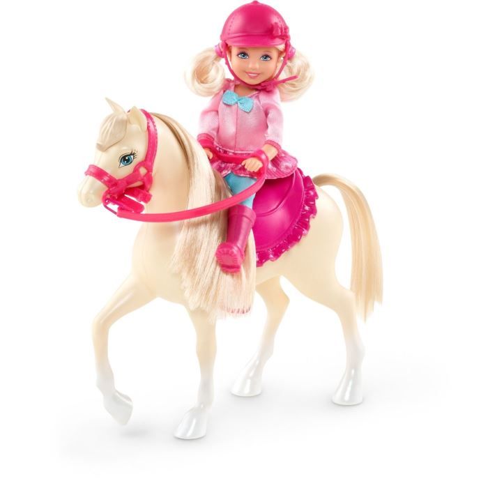 Barbie Famille coffret Amies des Animaux, poupée et mini-poupée Chelsea,  cheval, poney, chiot et accessoires, - Cdiscount Jeux - Jouets