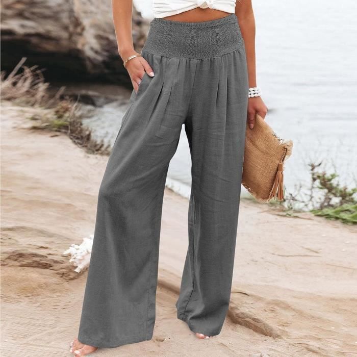 Pantalon coton femme été new arrivals