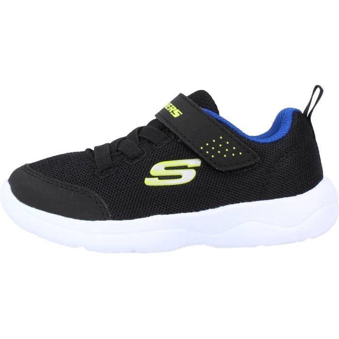 Basket Skechers 113198 Noir Enfant Garcon Lacets Textile Marque SKECHERS Noir Cdiscount Chaussures
