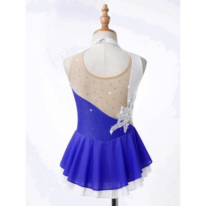iiniim Robe Patinage Artistique Enfant Fille Justaucorps Gymnastique Strass Brillant Robe De Danse Ballet Latine Chaca Costume Spectacle 5-16 Ans Bleu Clair 5-6 ans iiniim Robe Patinage Artistique Enfant Fille Justaucorps Gymnastique Strass Brillant Robe De Danse Ballet Latine Chaca Costume Spectacle 5-16 Ans Bleu Clair 5-6 ans