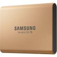 SAMSUNG - Disque SSD Externe - T5 doré - 500 Go (MU-PA500G/EU)-2