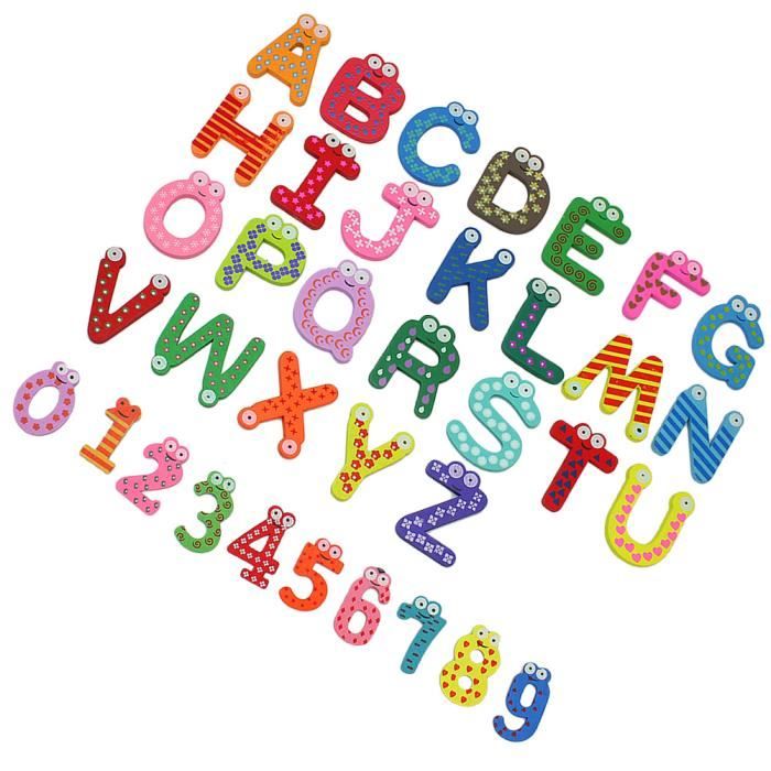 Lettres Magnétiques pour Réfrigérateur Alphabet Enfant Lettres Magnetiques Alphabet  Magnetique Lettre Magnetique Enfant Préscolaire - Cdiscount Jeux - Jouets