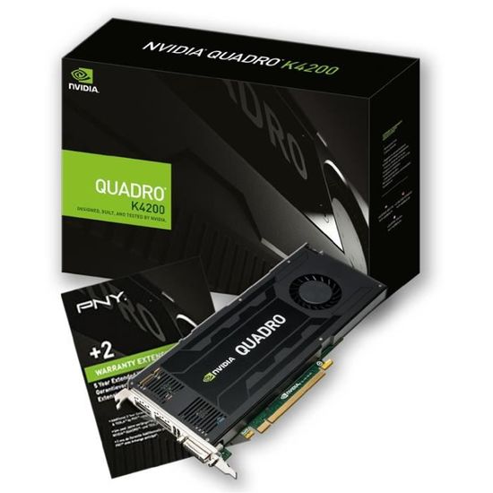 PNY NVIDIA QUADRO K4200 4Go 