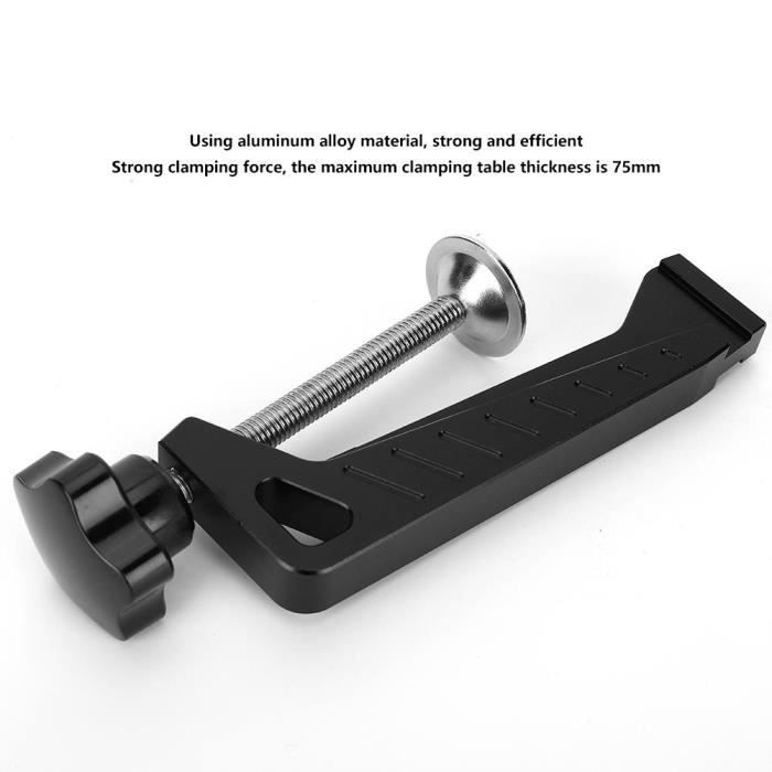 Clip de fixation de goulotte, 75 mm 45 Type Accessoires en alliage  d'aluminium Fixation de goulotte pour appareils de menuiserie