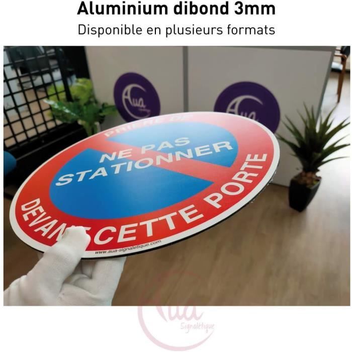 AUA SIGNALETIQUE - Panneau Interdiction de Fumer avec décret - 650 mm, Vinyl adhésif