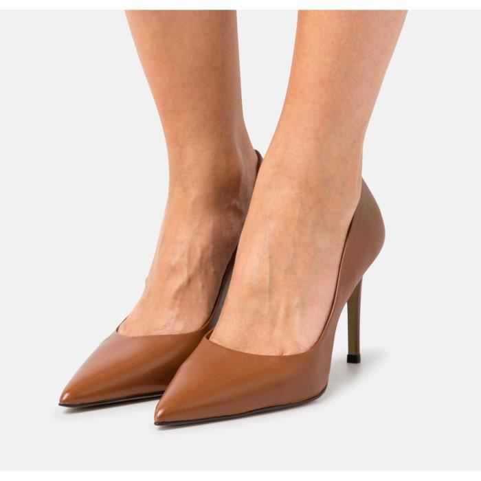 Escarpin cognac femme shop