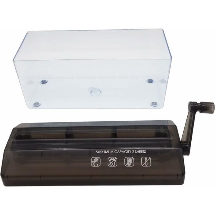 Mini Destructeur De Papier électrique – Format A4/A6, Coupe Métallique, USB Rechargeable – Idéal Pour Bureau Ou Maison