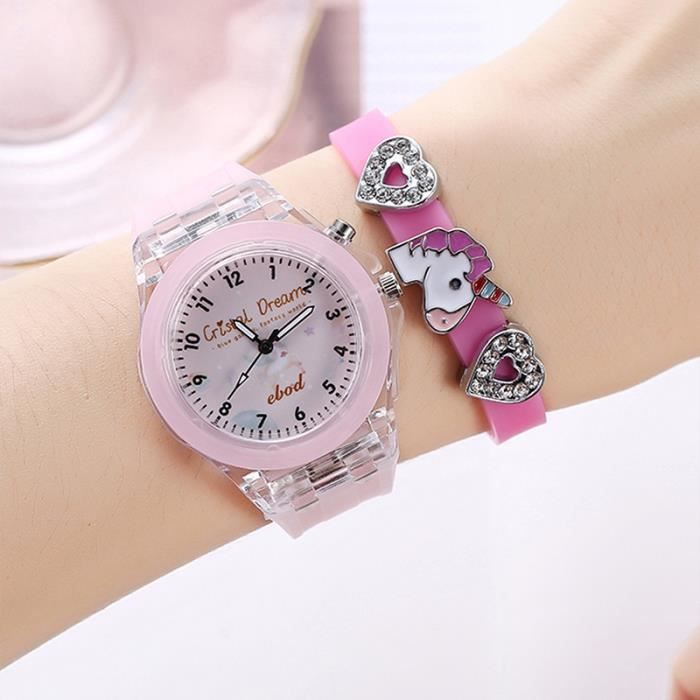 Montre Petite Fille Licorne