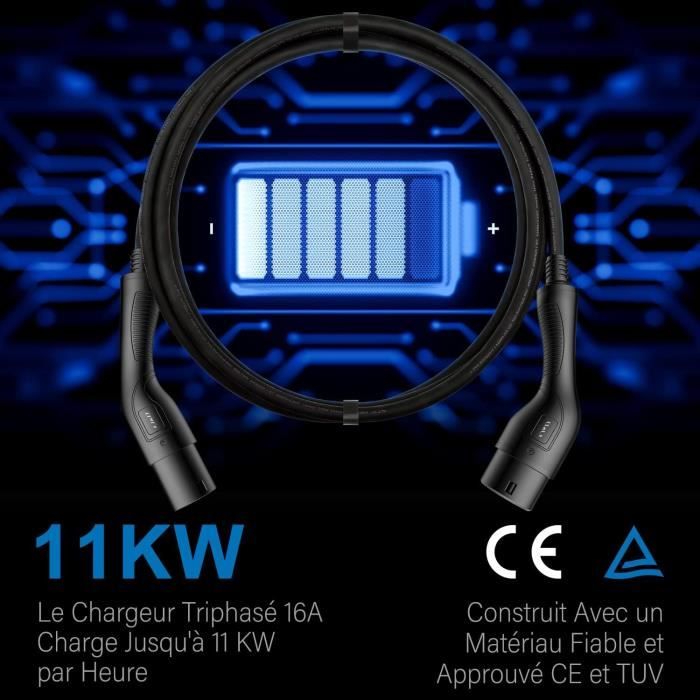 Chargeur voiture electrique 11kw - Cdiscount