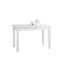 Table De Cuisine Avec Allonge 120 160 Cm Jiminy Blanc Achat