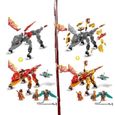 SHOT CASE - LEGO 71762 NINJAGO L'Évolution Dragon De Feu De Kai, Set avec Figurines Guerriers Serpents avec banniere a-3
