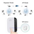 Amplificateur WiFi Repeteur Booster de signal sans fil WiFi extender 300M WLAN 802.11n-g-b-3