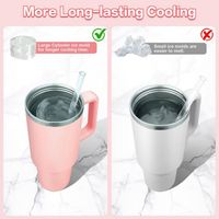 Moule à Glace En Silicone Pour Tasse Stanley Cup 30oz-40oz, 3 PCS Avec Couvercle Et Bac Pour Congélateur - Chine Bac à Glaçons Pour Stanley Et Bac à Glaçons Pour Gobelet Prix