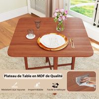 Table Pliante Cuisine 4 Personnes, 90 Cm, 2 Rallonges Rabattables, Console Compacte 26 Cm - Toute l'offre meuble salle à manger Table Pliante Cuisine 4 Personnes, 90 Cm, 2 Rallonges Rabattables, Console Compacte 26 Cm - Toute l'offre meuble salle à manger