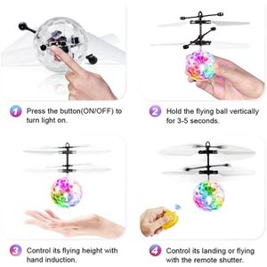 Flying Spinner Boule Volante Lumineuse,Flying Ball Hover Ball,Fly S