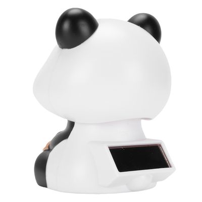 Statue de Panda en résine, lumière solaire, décoration de jardin pour
