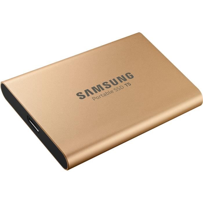 Samsung SSD externe T5 - 500 Go - Bleu