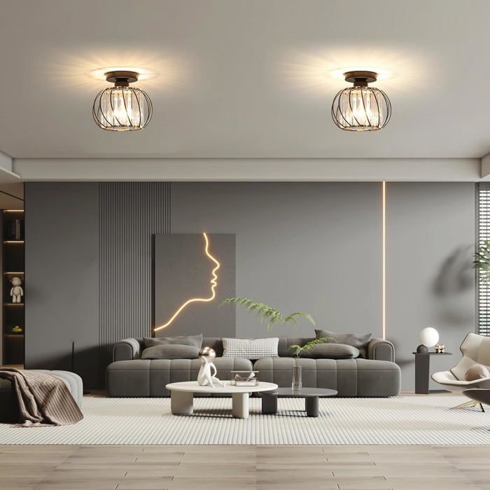 Plafonnier LED Salon Design - Lustre Et Suspension Rectangulaire 78x53