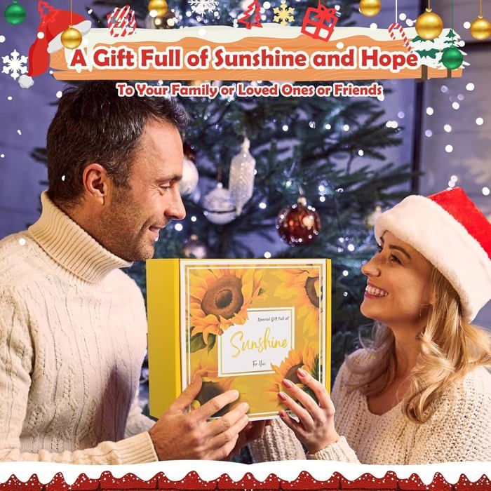 Coffret Cadeau Premium Forhandy - Format L Avec Lumière LED - Fermeture Magnétique - Raphia Inclus - Noir Coffret LED Raphia