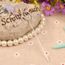 Bling Lettre I Diamante Monogramme Gateau De Mariage Toppers Pour