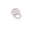 Bague Argent Et Oxyde Rose Oxyde De Zirconium Oxyde De Zirconium