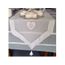 Chemin De Table Blanc A Bords Rayes Gris Simla Achat Vente